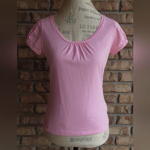 Lilly Pulitzer Pima Cotton Light Pink Short Sleeve Tee Size XS.